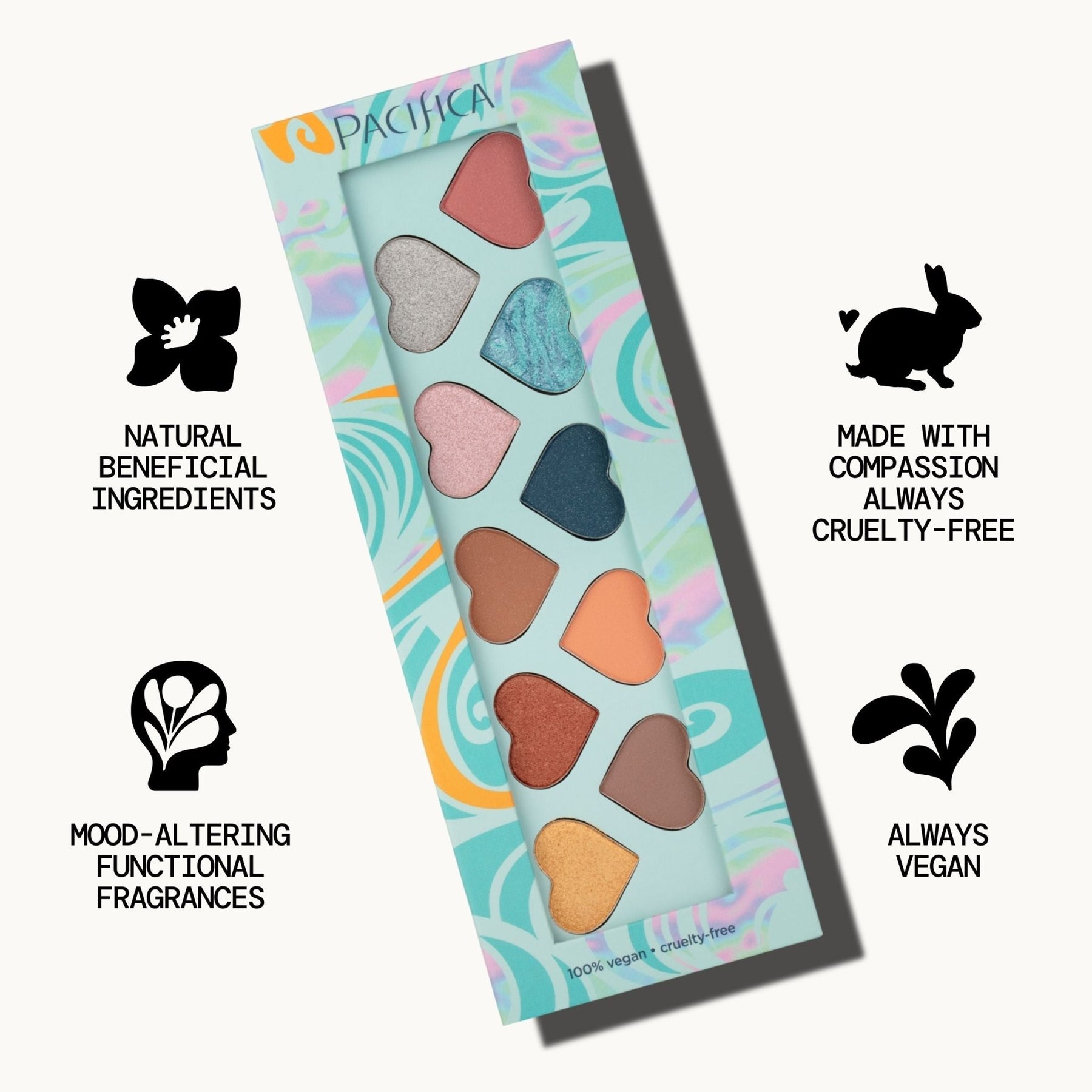Malibu Eye Shadows Palette - Pacifica