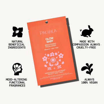 Glow Baby Brightening Facial Mask - Pacifica