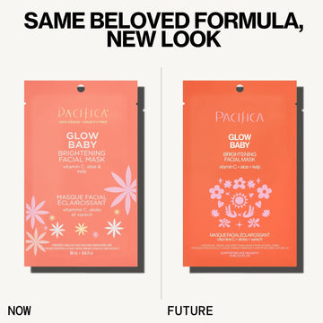 Glow Baby Brightening Facial Mask - Pacifica