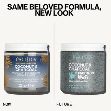 Coconut & Charcoal Underarm Detox Scrub - Pacifica