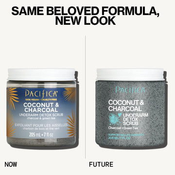 Coconut & Charcoal Underarm Detox Scrub - Bath & Body - Pacifica Beauty