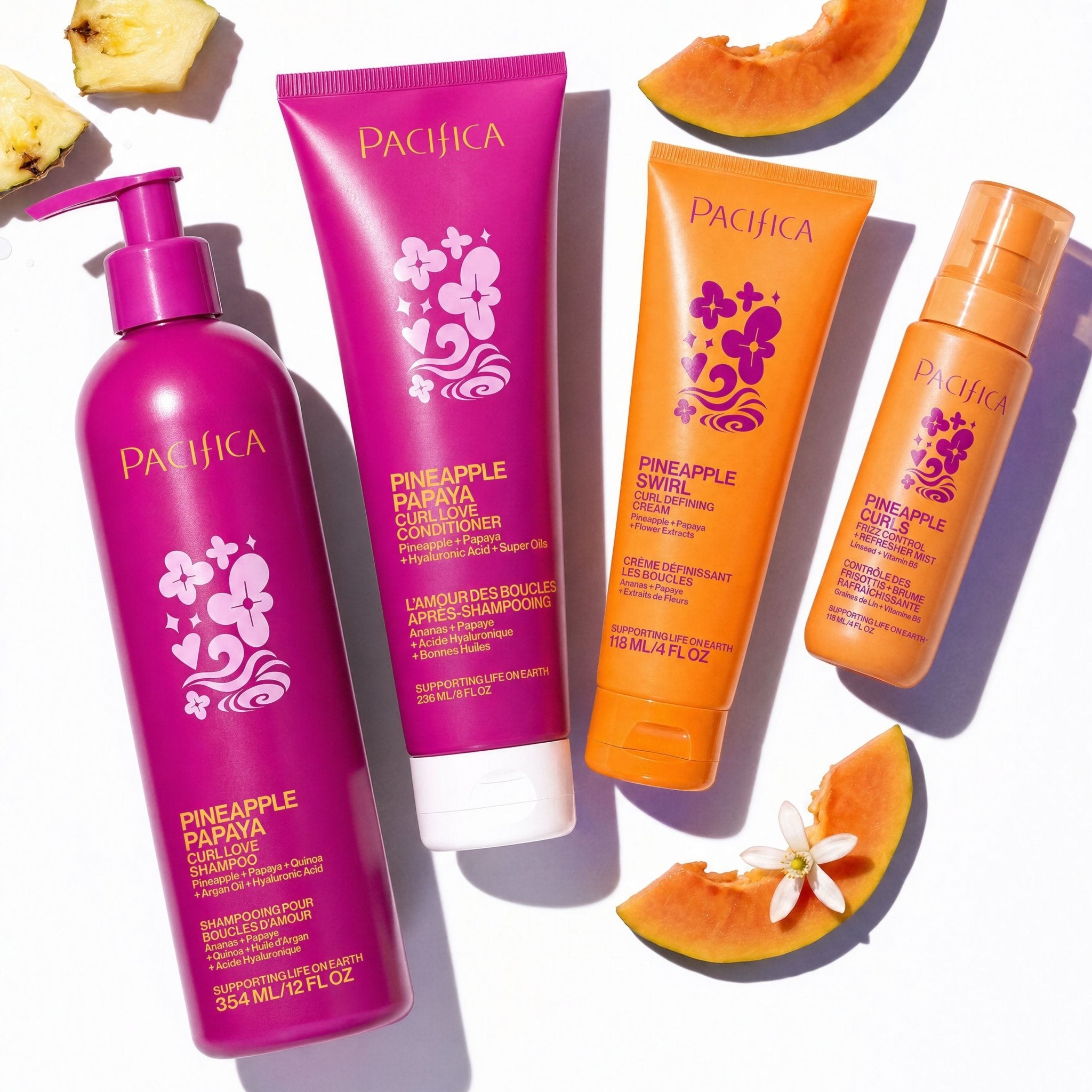 Pineapple Curls Defining + Hydrating Bundle | Pacifica Beauty