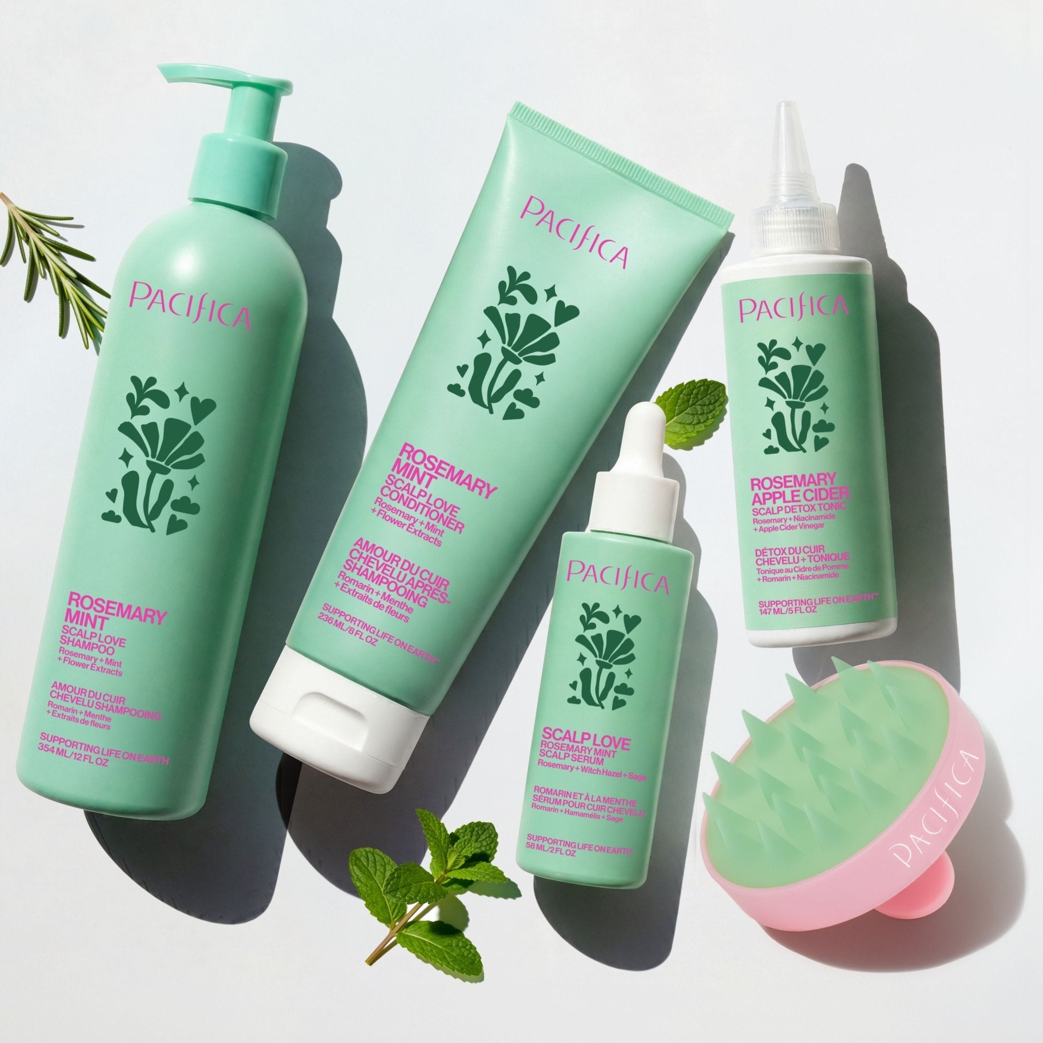 Scalp Love Rosemary Reset & Hair Growth Bundle | Pacifica Beauty