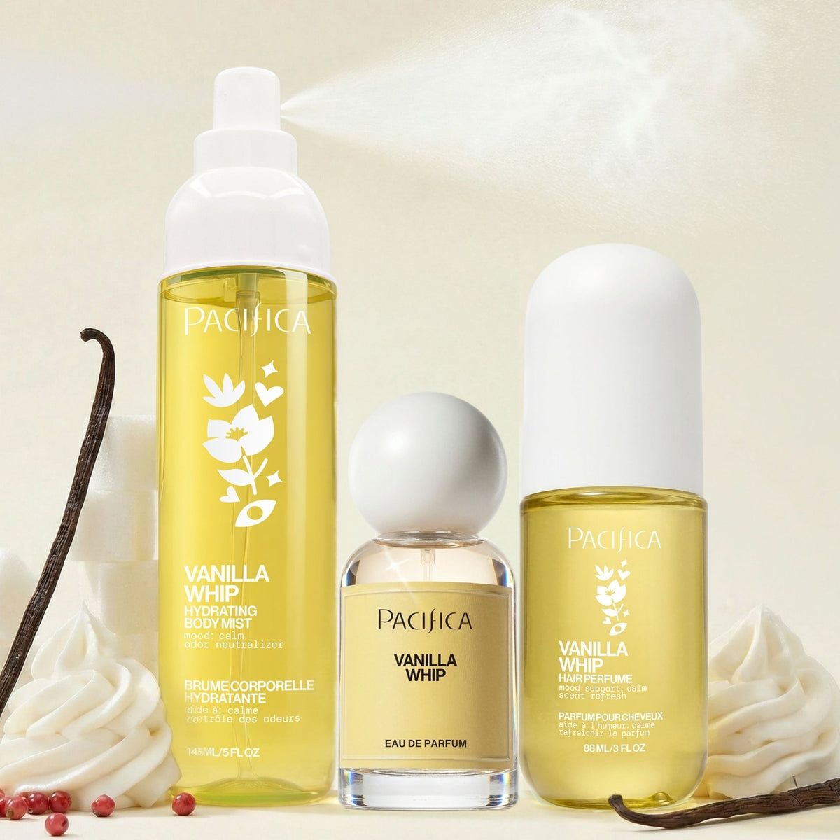 Vanilla Whip Layering Fragrance Collection - Pacifica