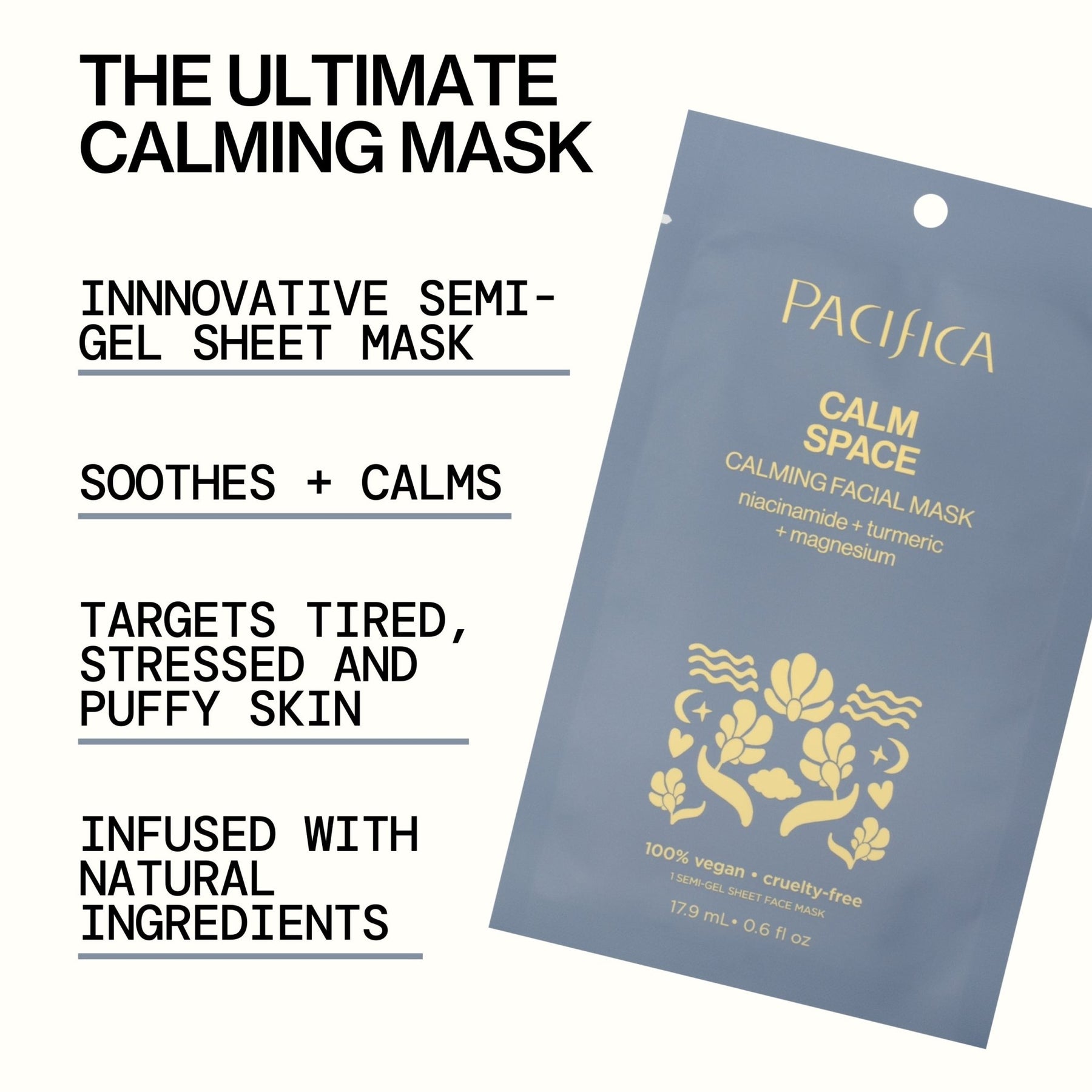 Calm Space Calming Facial Mask - Pacifica