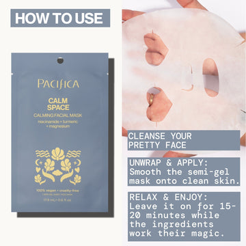 Calm Space Calming Facial Mask - Pacifica