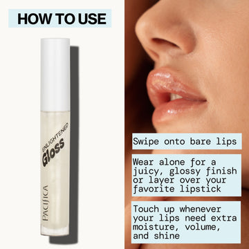 Enlightened Lip Gloss - Makeup - Pacifica Beauty