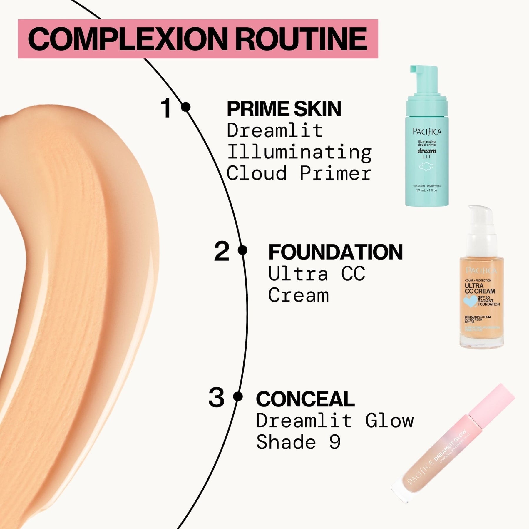 Ultra CC Cream Radiant Foundation SPF30 - Pacifica