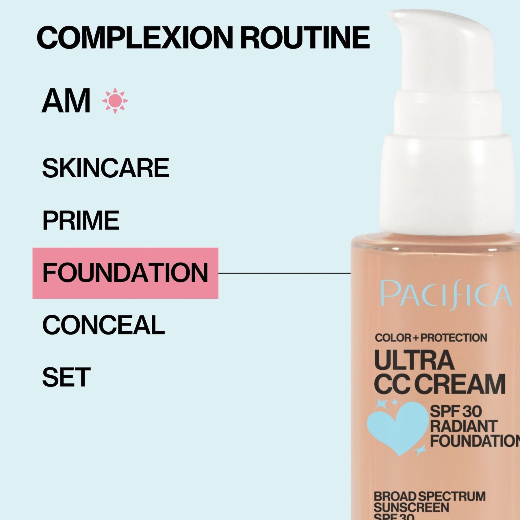 Ultra CC Cream Radiant Foundation SPF30 - Pacifica