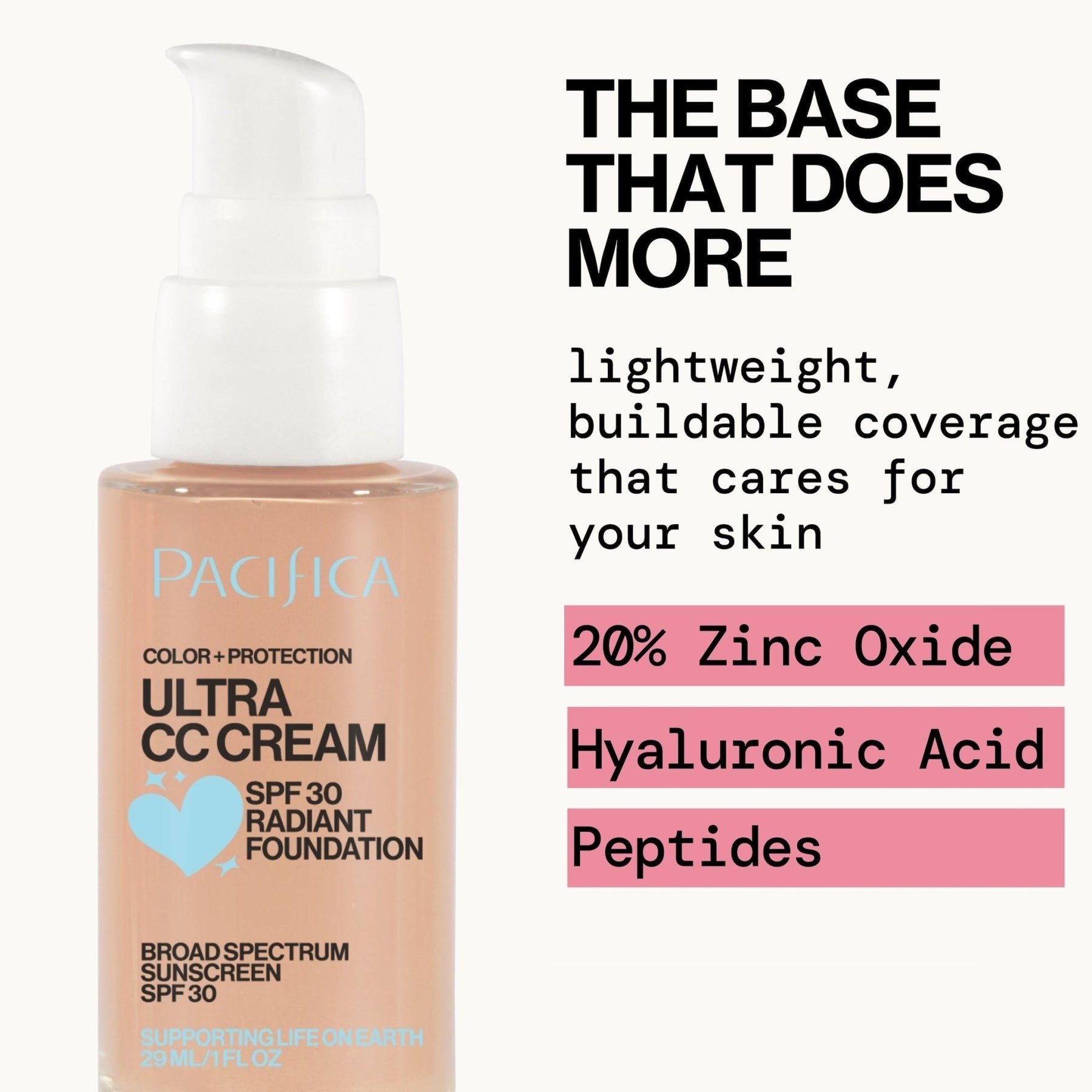 Ultra CC Cream Radiant Foundation SPF30 - Pacifica