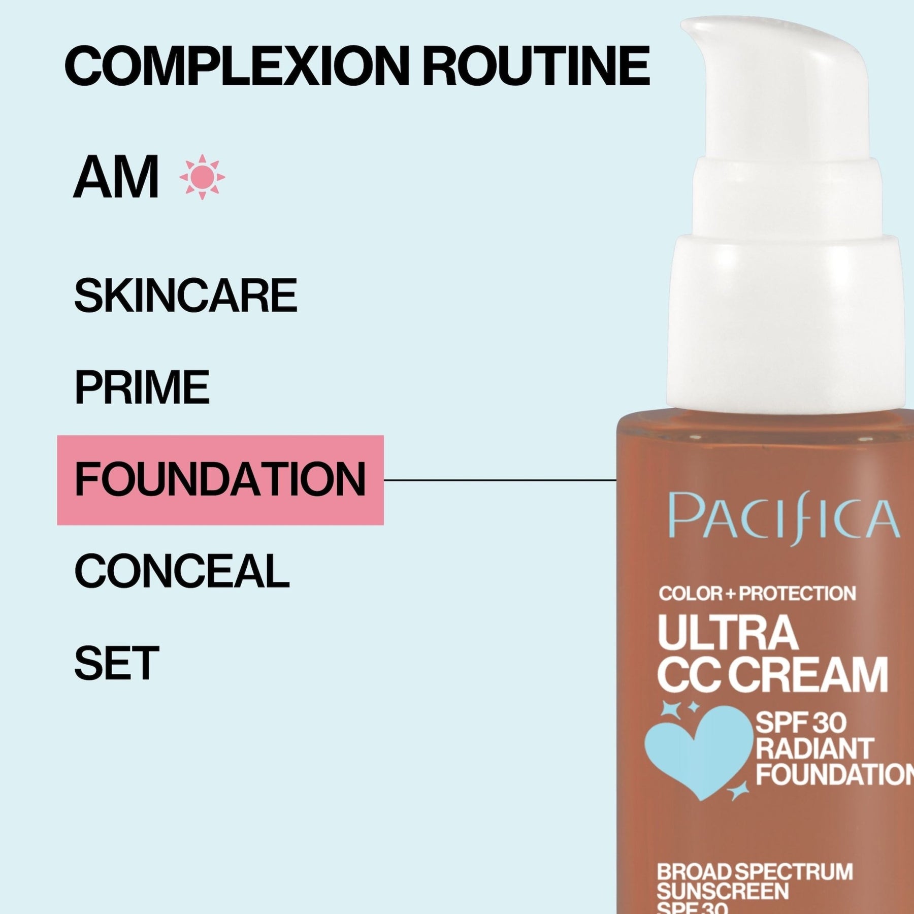 Ultra CC Cream Radiant Foundation SPF30 - Pacifica