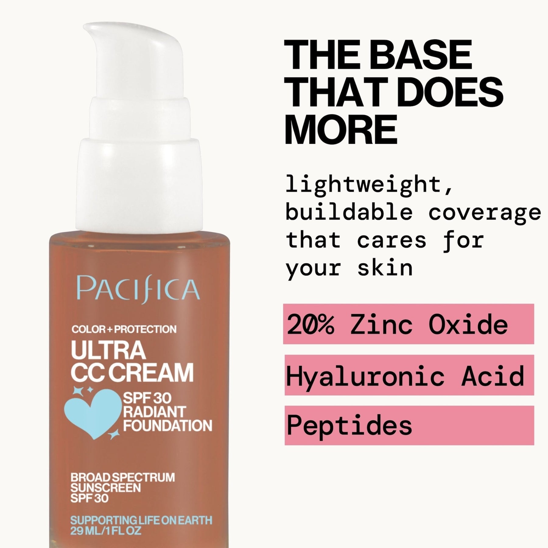 Ultra CC Cream Radiant Foundation SPF30 - Pacifica