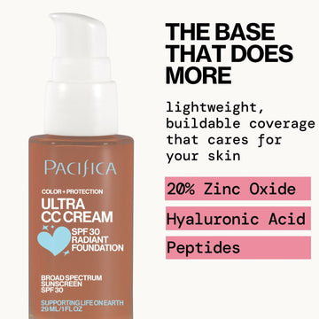 Ultra CC Cream Radiant Foundation SPF30 - Pacifica