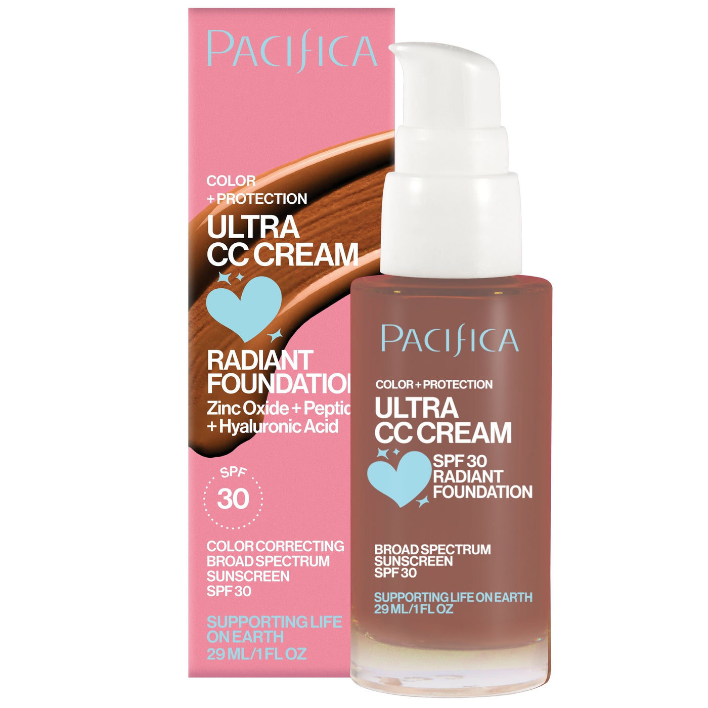 Ultra CC Cream Radiant Foundation SPF30 - Makeup - Pacifica Beauty