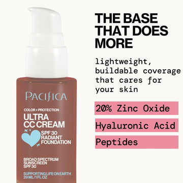 Ultra CC Cream Radiant Foundation SPF30 - Pacifica