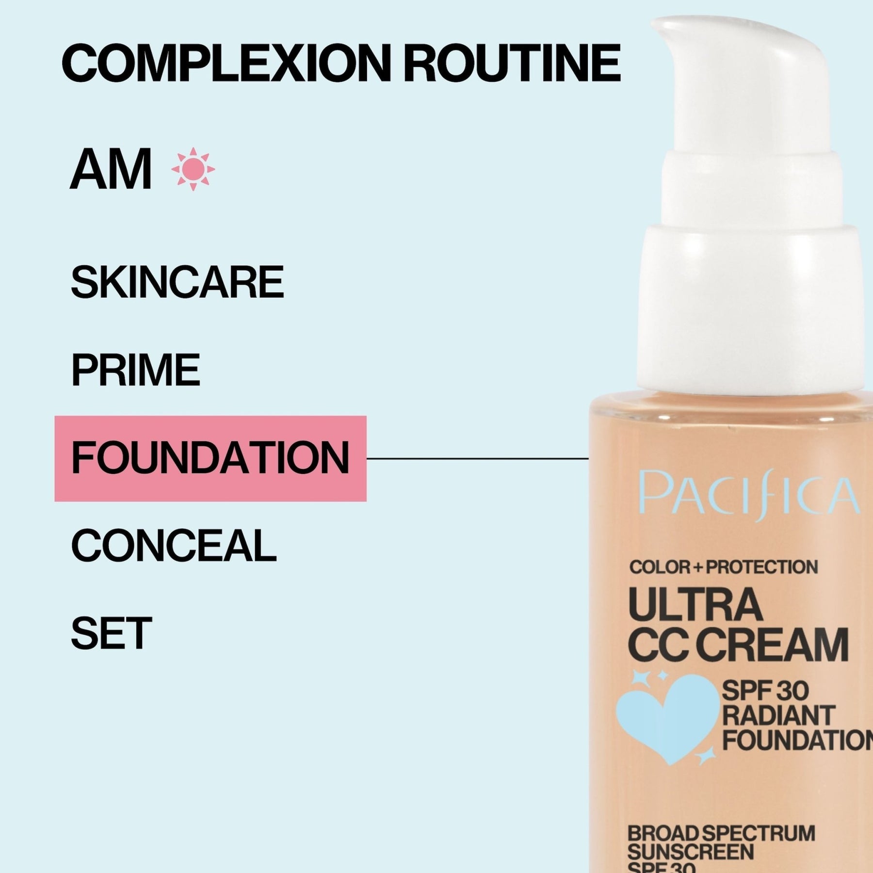 Ultra CC Cream Radiant Foundation SPF30 - Pacifica