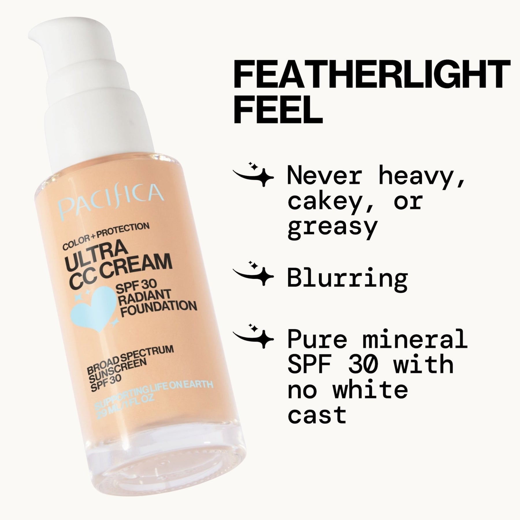 Ultra CC Cream Radiant Foundation SPF30 - Pacifica