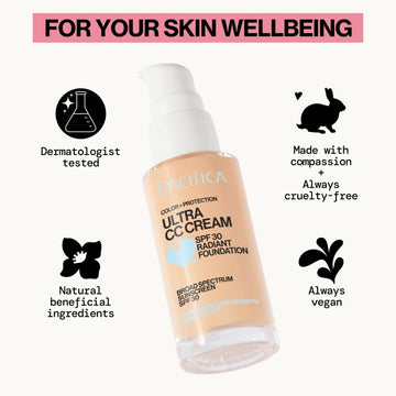 Ultra CC Cream Radiant Foundation SPF30 - Pacifica
