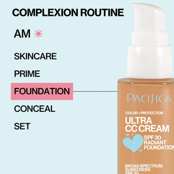 Ultra CC Cream Radiant Foundation SPF30 - Pacifica
