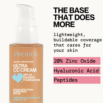 Ultra CC Cream Radiant Foundation SPF30 - Pacifica