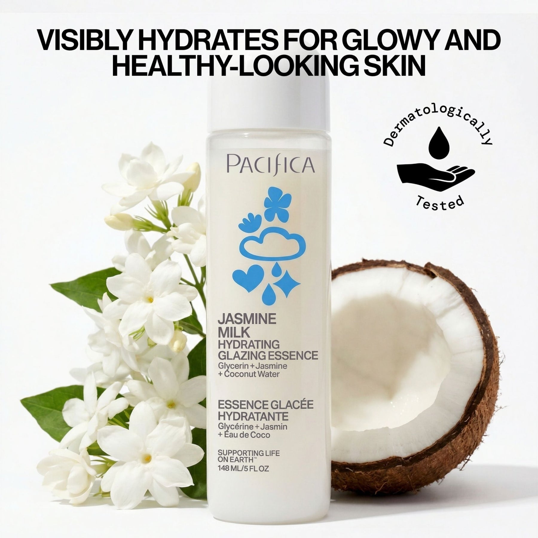 Jasmine Milk Hydrating Glazing Essence - Pacifica