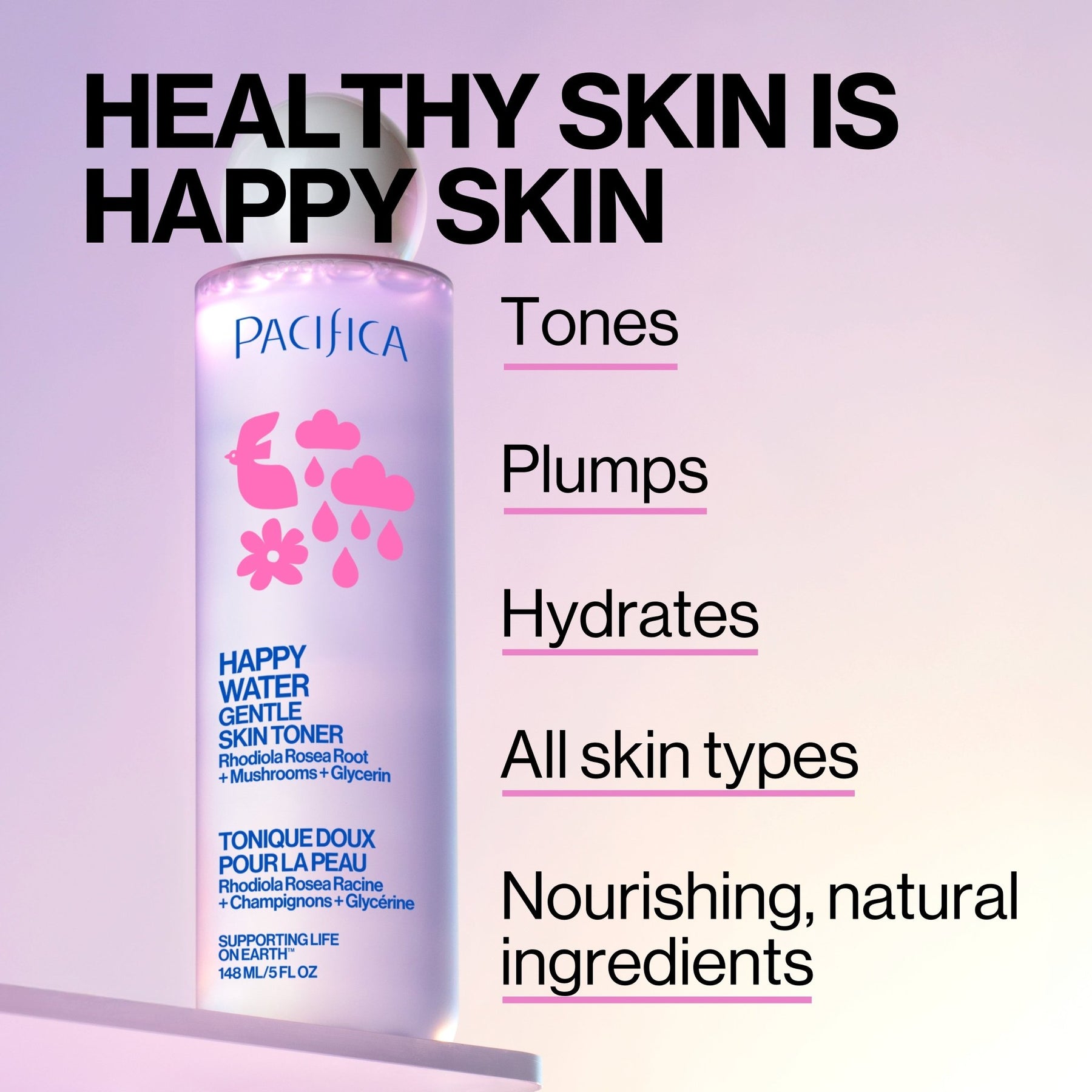 Happy Water Gentle Skin Toner - Pacifica