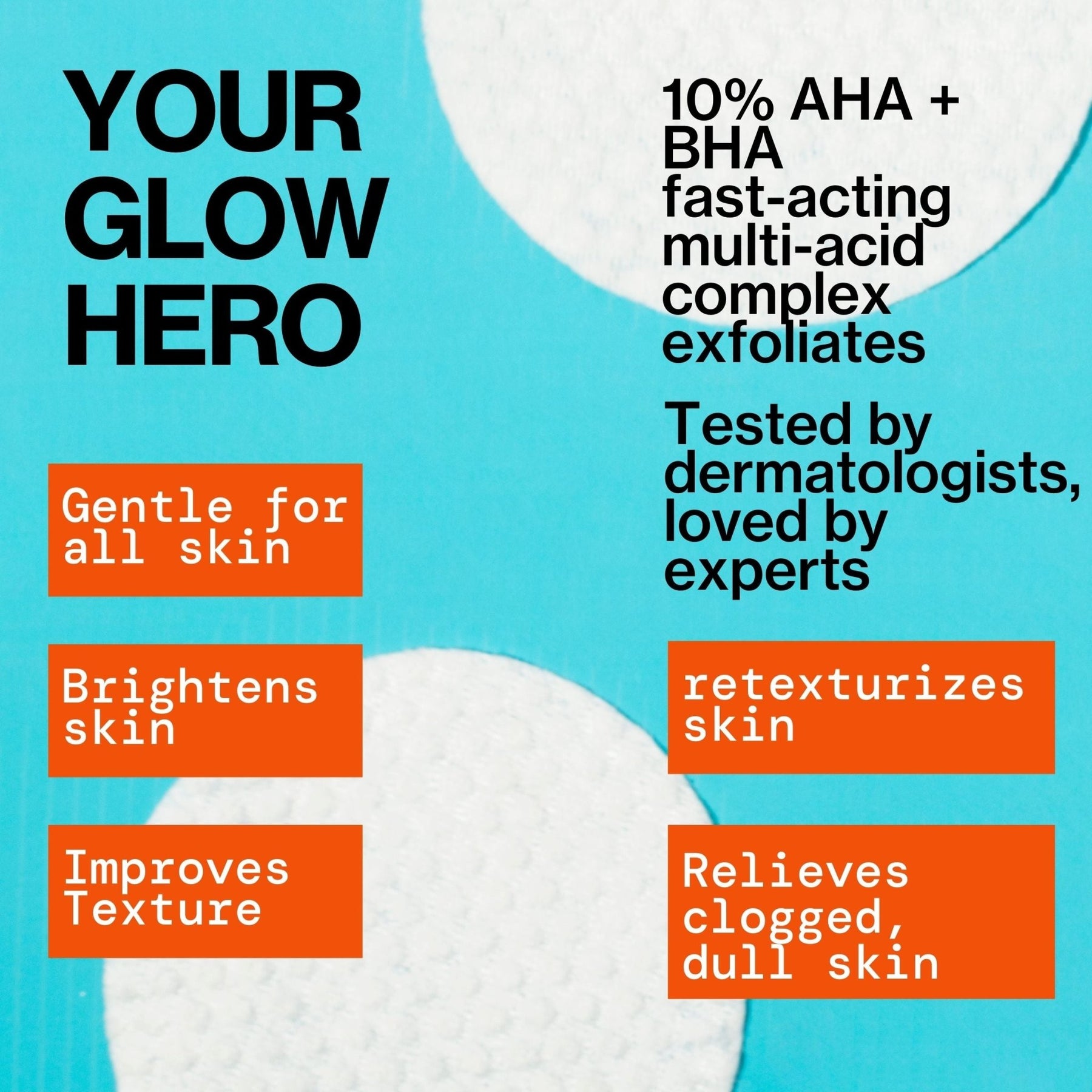 Glow Baby Brightening Peel Pads 10% AHA + BHA - Pacifica