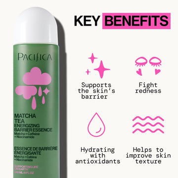 Matcha Tea Energizing Barrier Essence - Pacifica