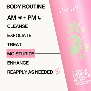 Vanilla Crystal Super Hydrating Body Wash - Pacifica