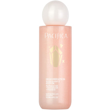 High Vibration Rose Quartz Body Oil - Pacifica