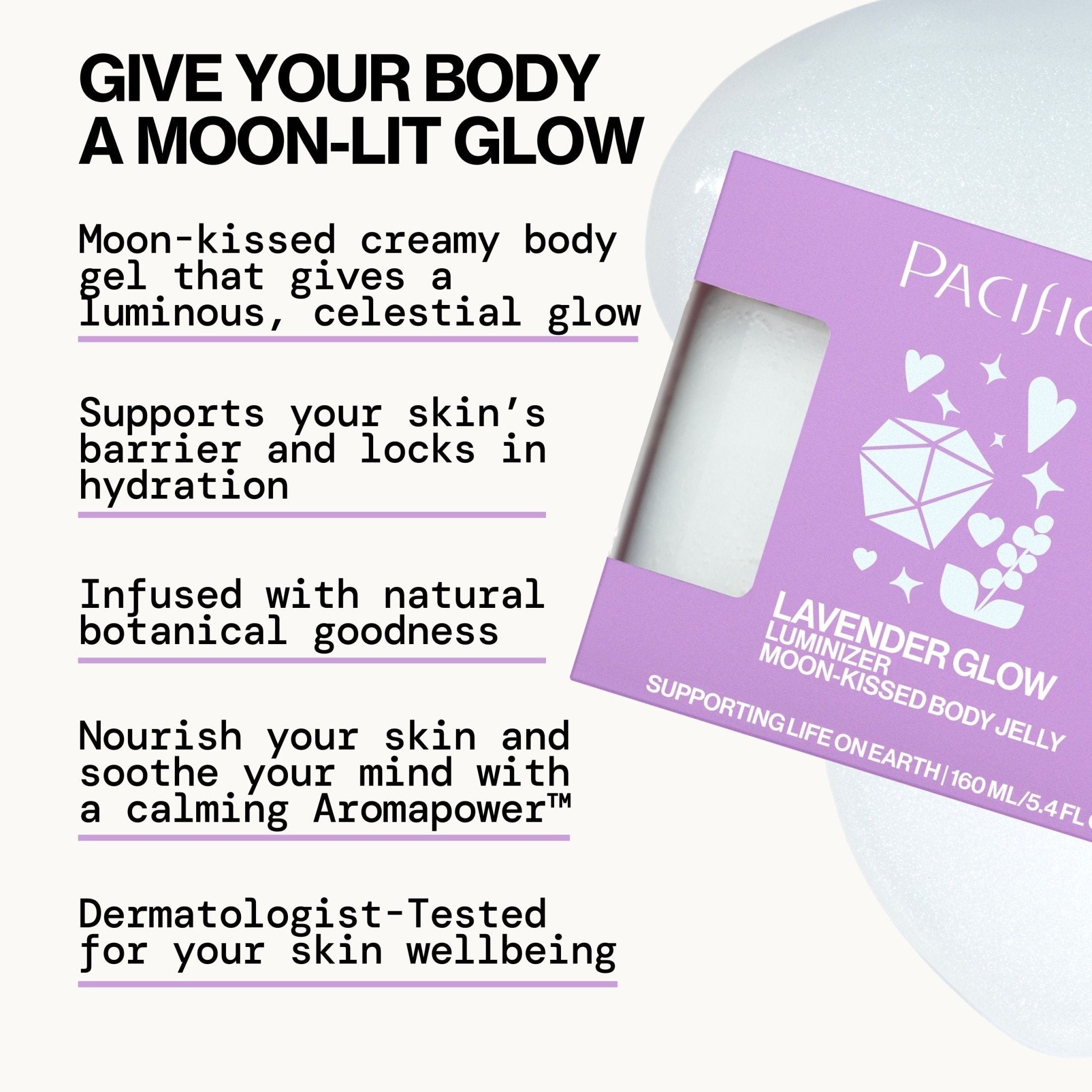 Lavender Glow Luminizer Moon-Kissed Body Jelly