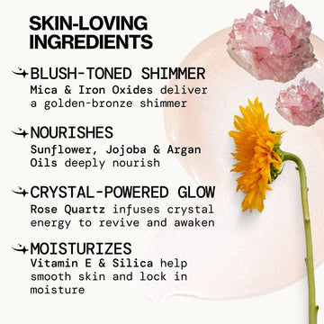 High Vibration Rose Quartz Body Oil - Pacifica