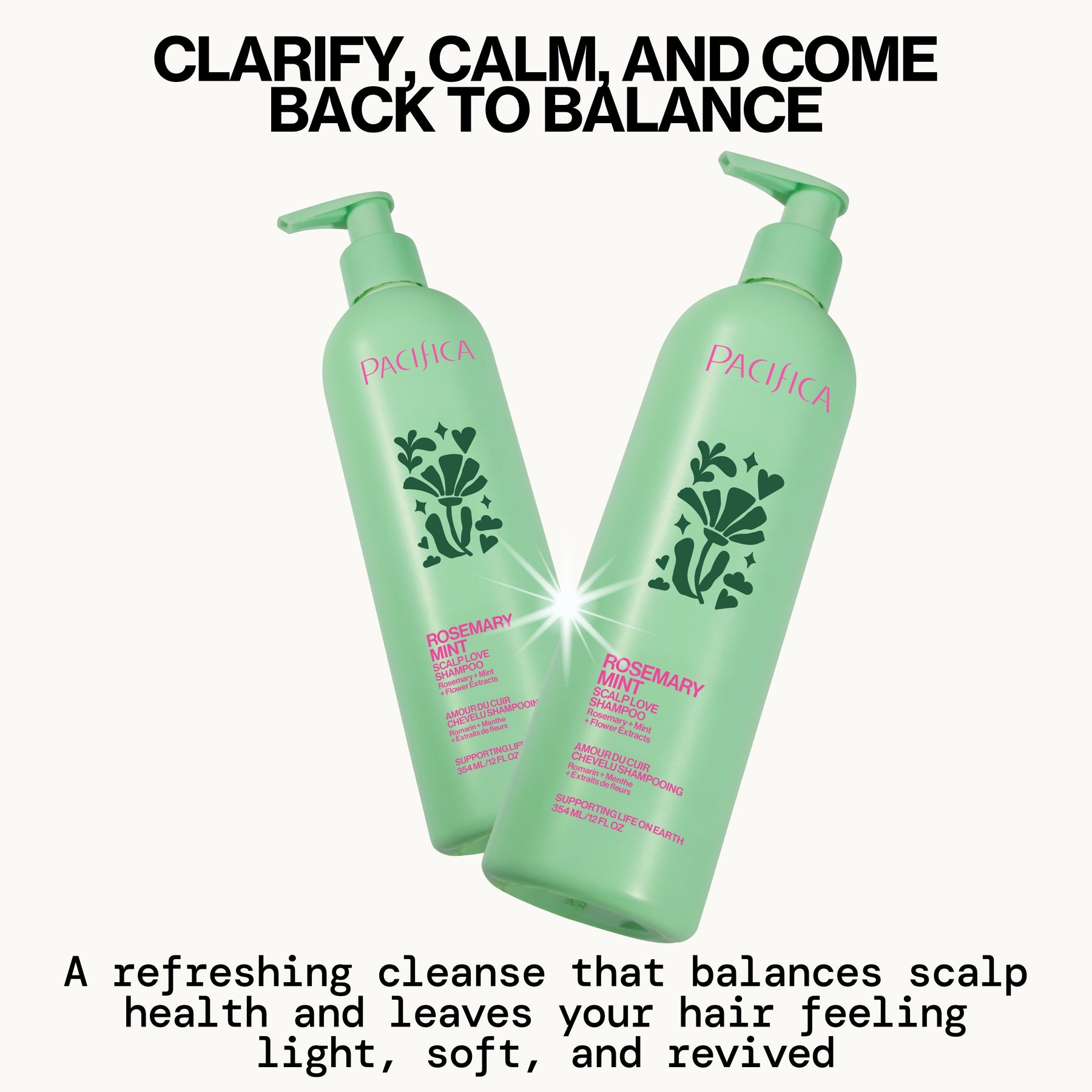 Rosemary Mint Scalp Love Shampoo - Haircare - Pacifica Beauty