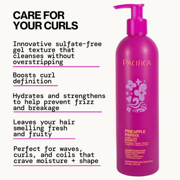 Pineapple Papaya Curl Love Shampoo - Haircare - Pacifica Beauty