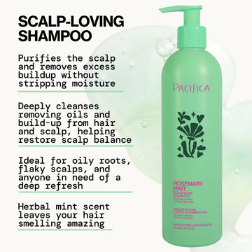 Rosemary Mint Scalp Love Shampoo - Haircare - Pacifica Beauty
