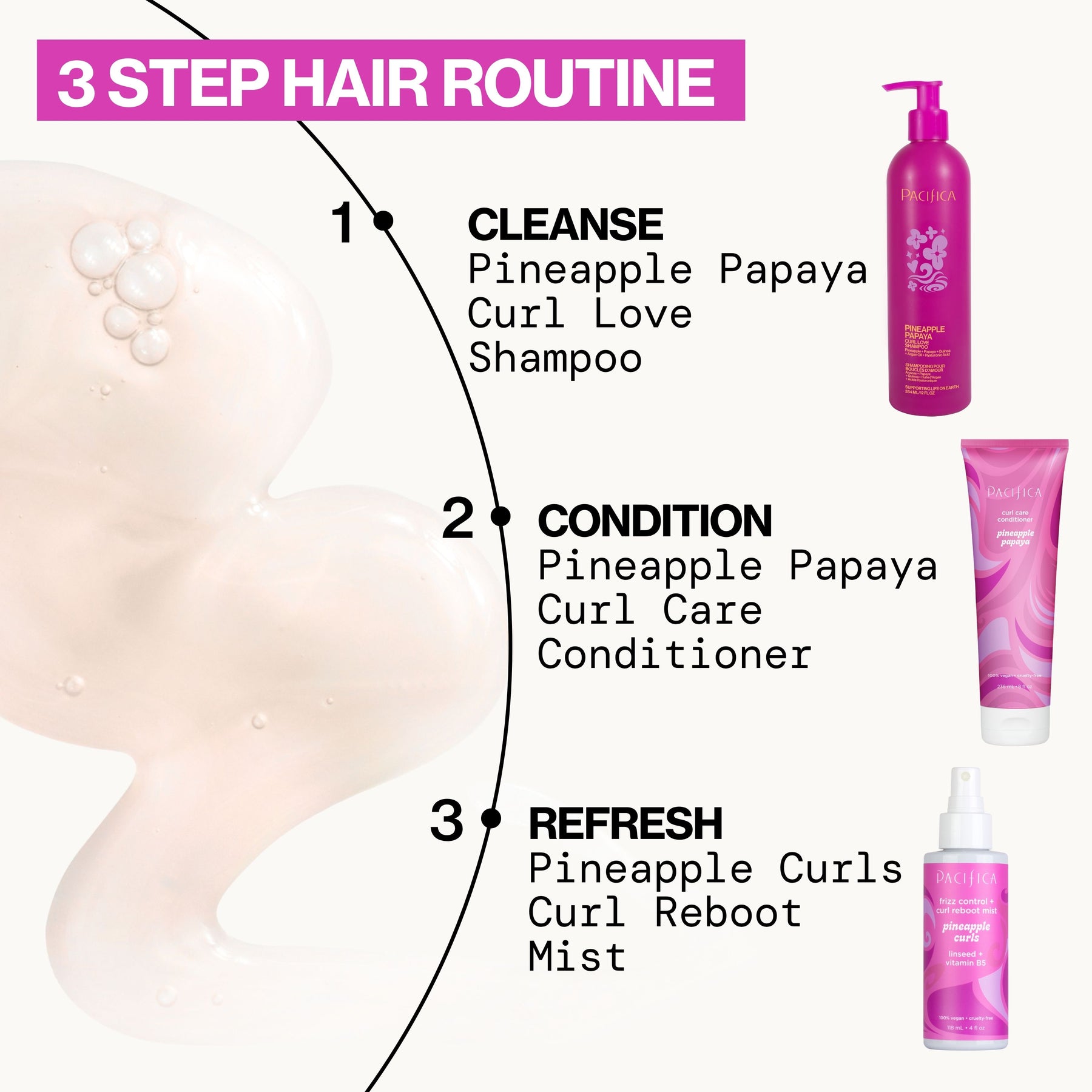Pineapple Papaya Curl Love Shampoo - Haircare - Pacifica Beauty