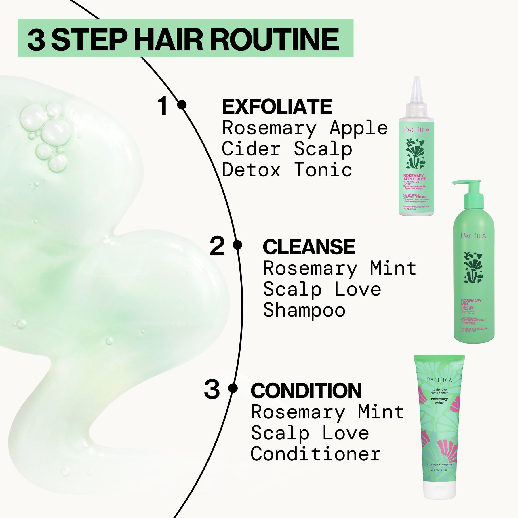 Rosemary Mint Scalp Love Shampoo - Haircare - Pacifica Beauty