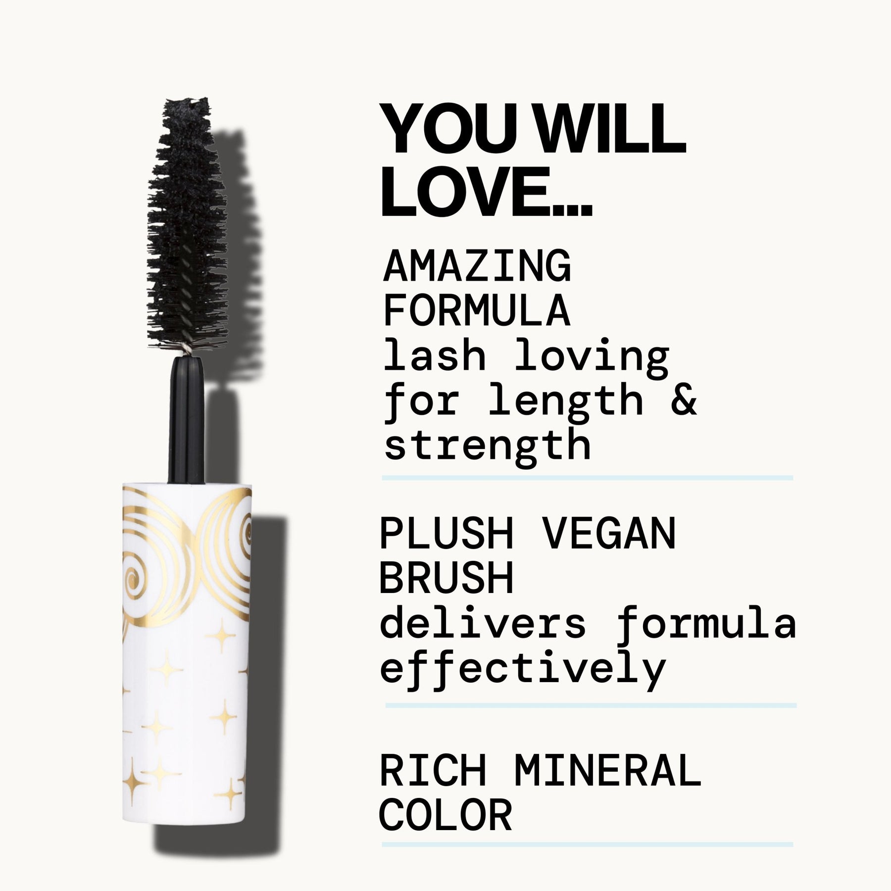 Stellar Gaze Length & Strength Mineral Mascara Mini - Pacifica