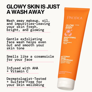Glow Baby Brightening Face Wash - Pacifica