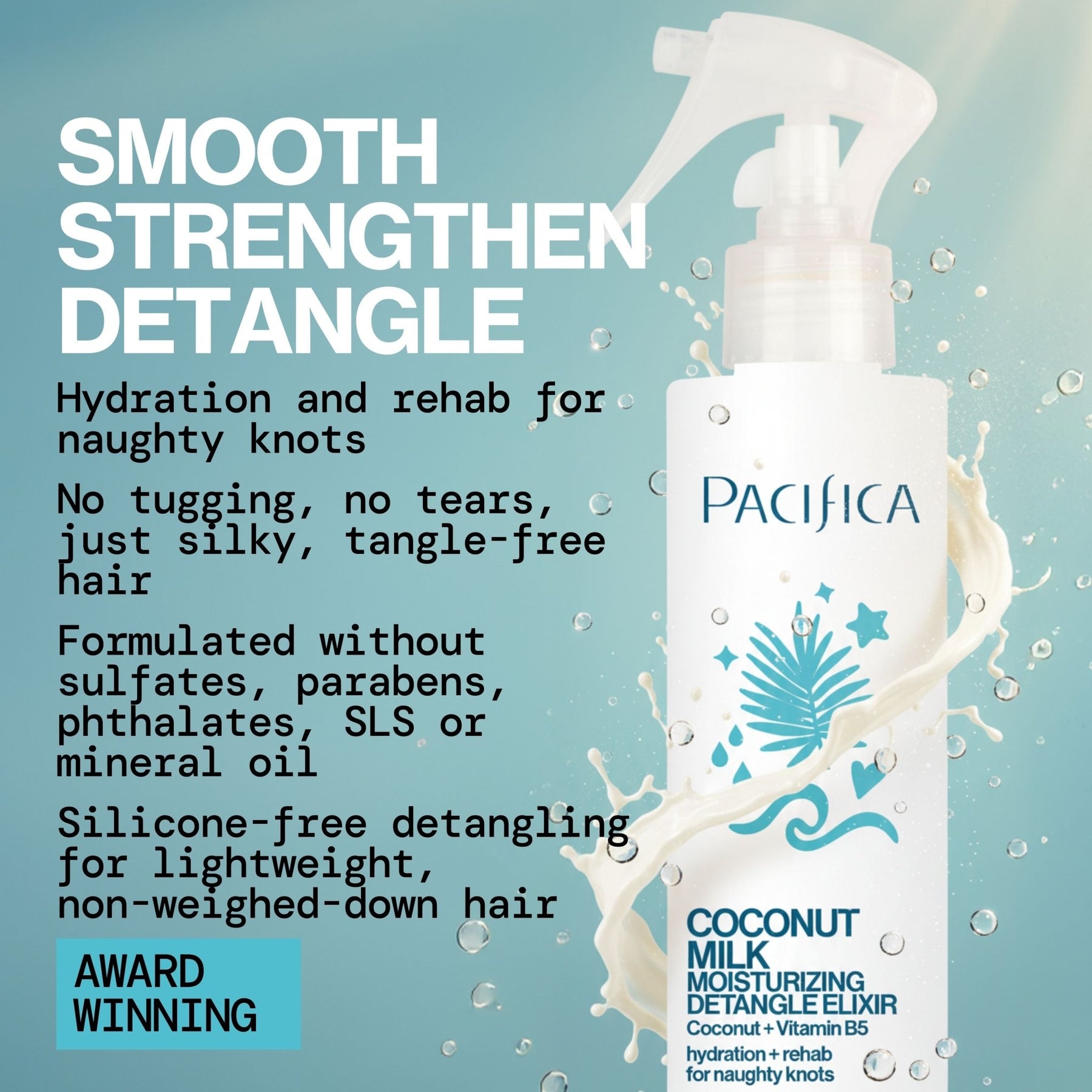Coconut Milk Detangle Elixir - Pacifica