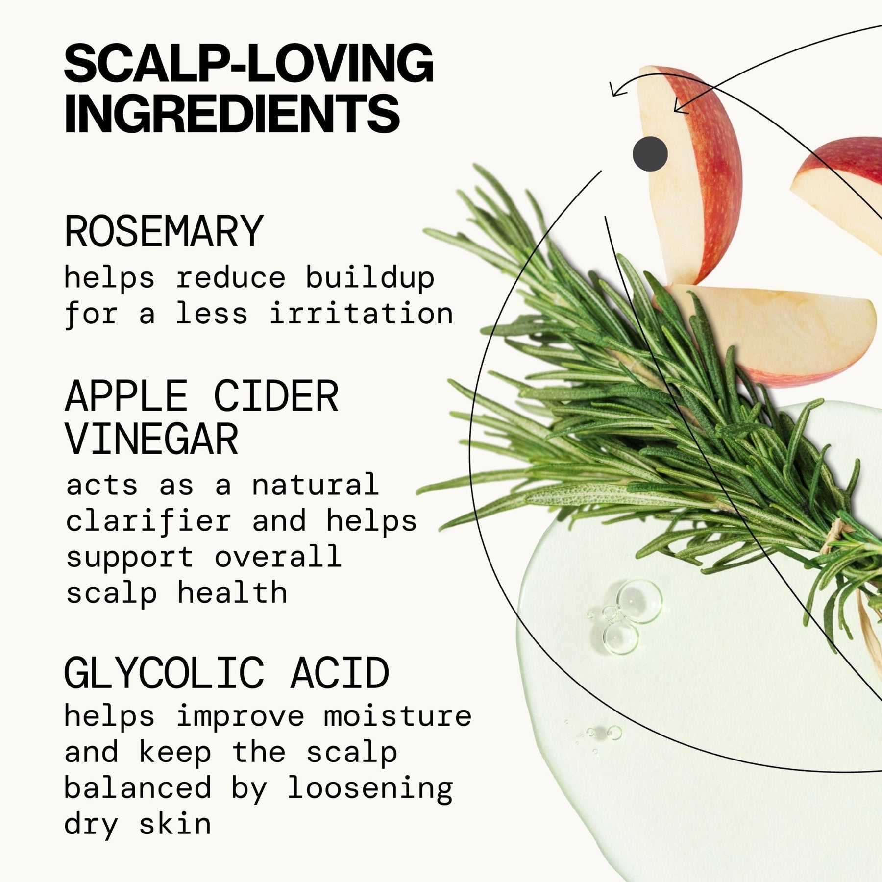 apple cider vinegar for house plants Rosemary Apple Cider Scalp Detox Tonic