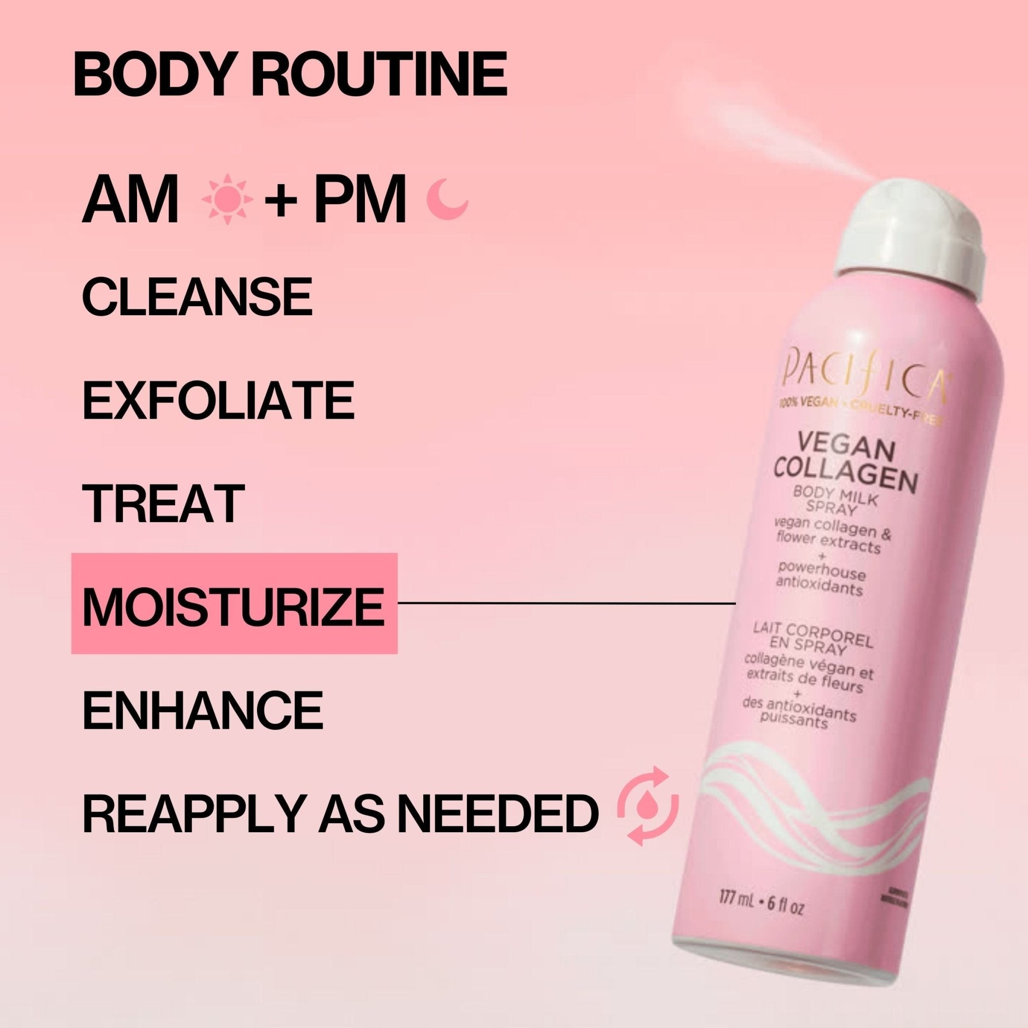 Body Milk | Vegan Collagen Body Milk Spray