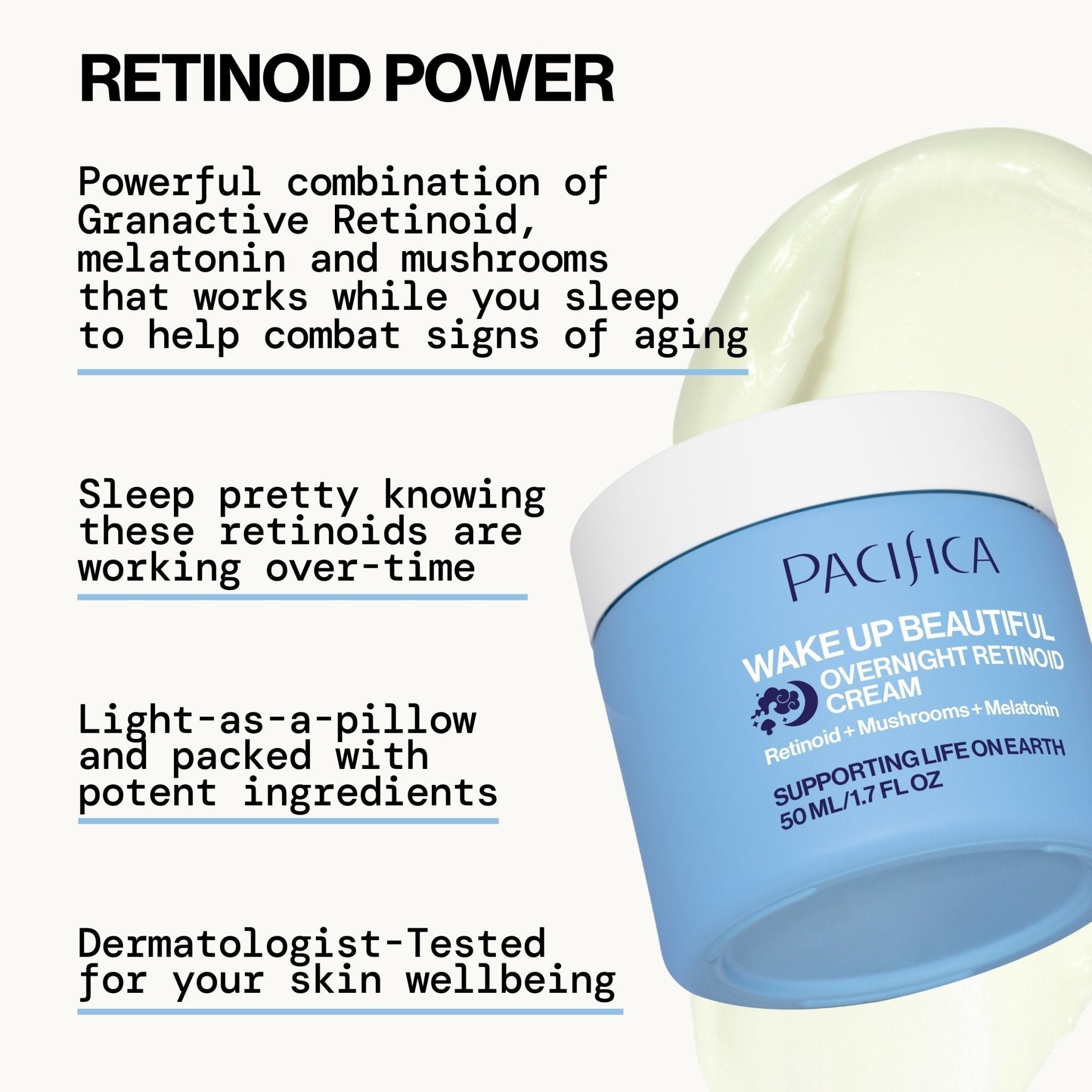 Retinol Night Cream | Wake Up Beautiful Overnight