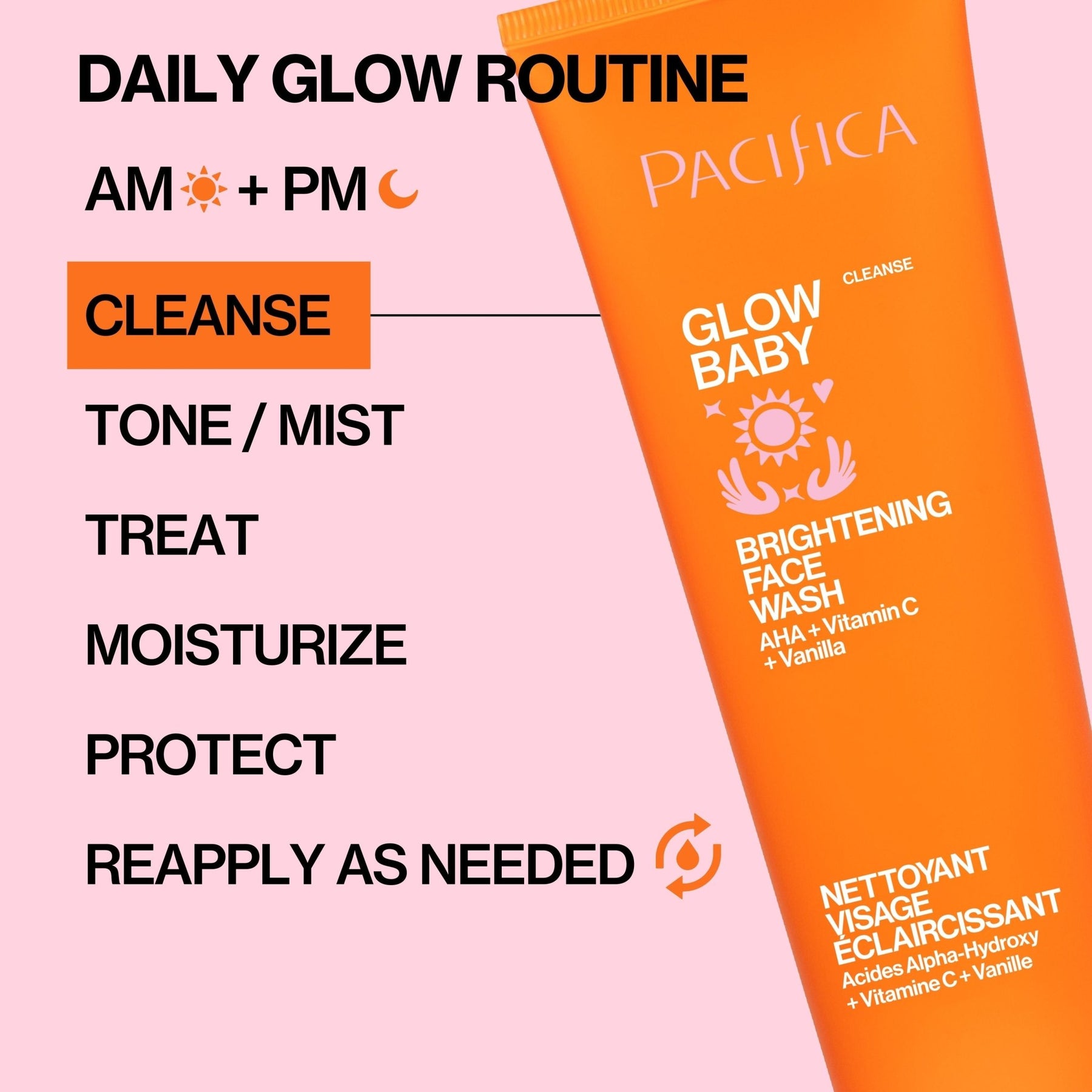 Glow Baby Brightening Face Wash - Pacifica