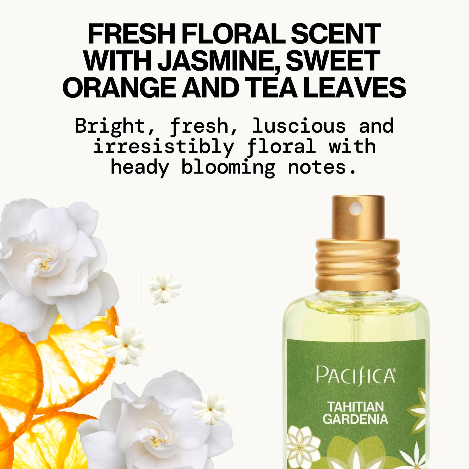 Tahitian Gardenia Spray Perfume - Perfume - Pacifica Beauty