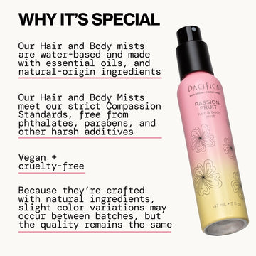 Passion Fruit Hair & Body Mist - Pacifica