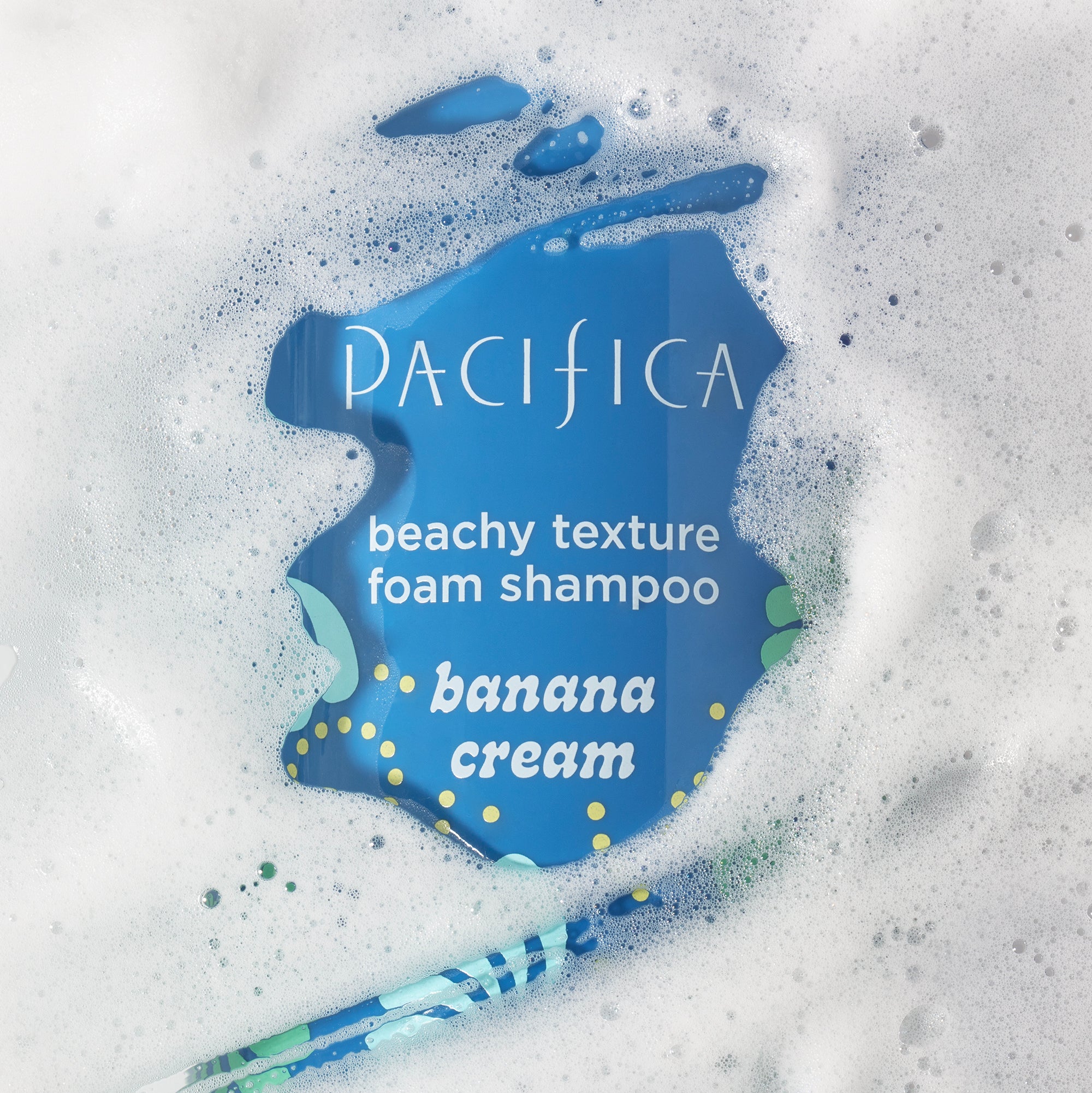 Banana Cream Beachy Texture Foam Shampoo – Model