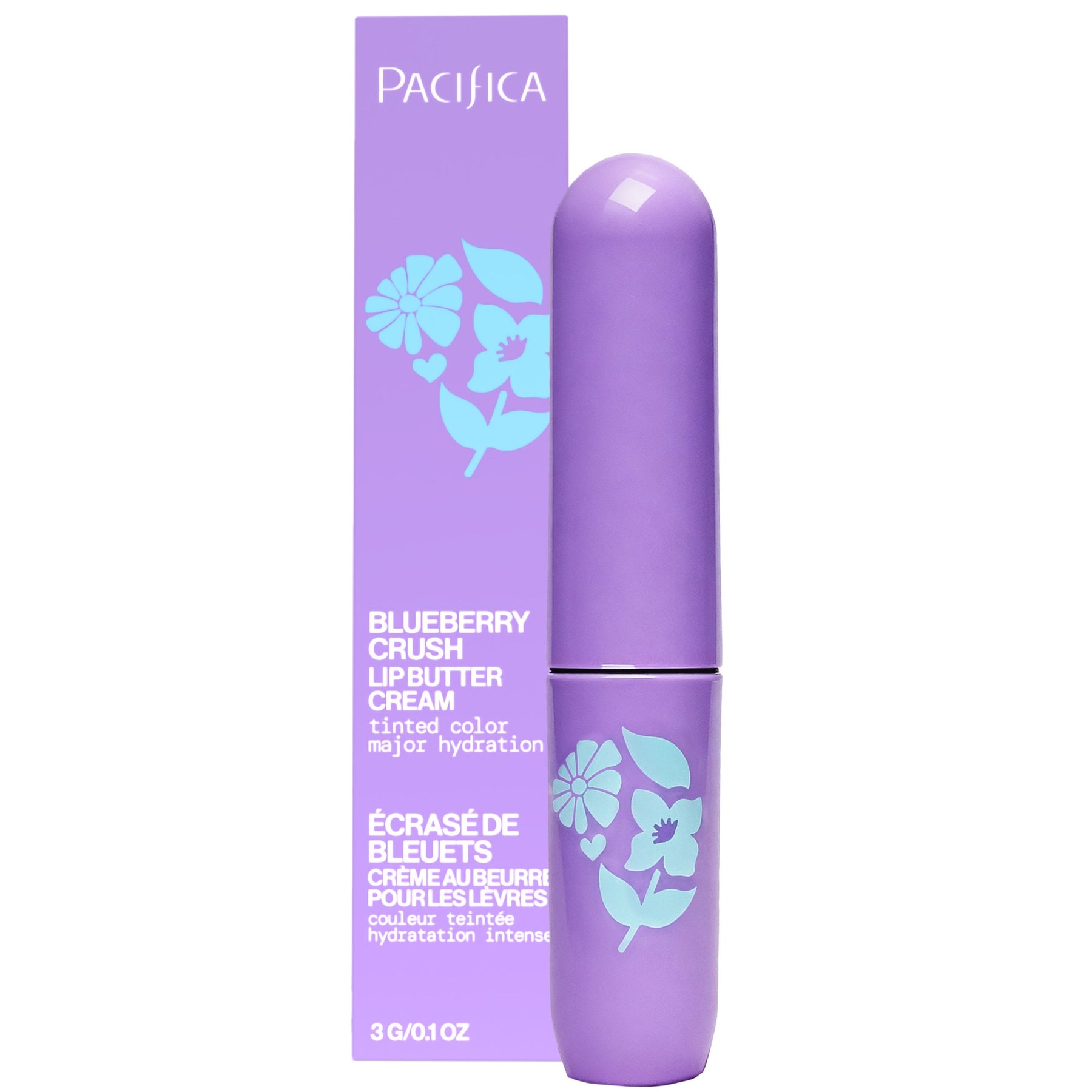 Blueberry Crush Lipbutter Cream - Makeup - Pacifica Beauty
