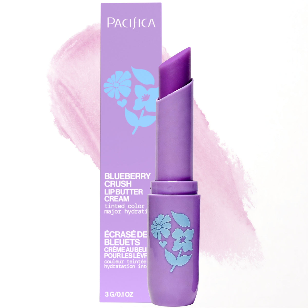 Blueberry Crush Lipbutter Cream - Makeup - Pacifica Beauty