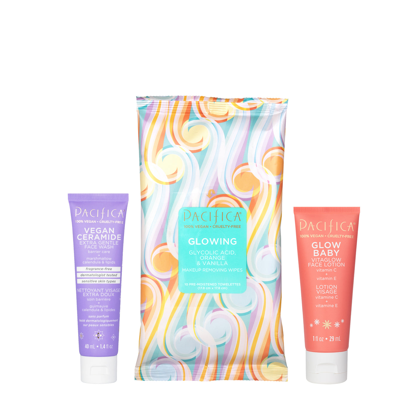 On the Glow Travel Kit - - Pacifica Beauty